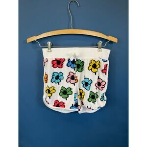 Hanna Andersson Floral Terry Drawstring Shorts Size 1030